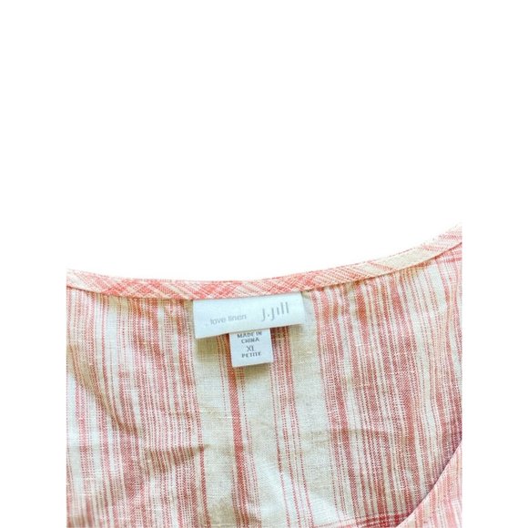 J Jill Love Linen Plaid Maxi Dress - Picture 7 of 11